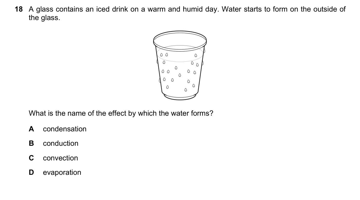 Question 18, June 2022, 0625 Paper 21