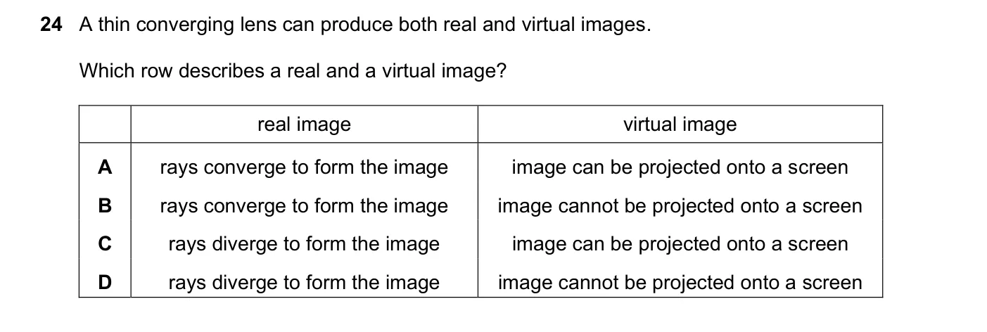 Question 24, June 2022, 0625 Paper 21