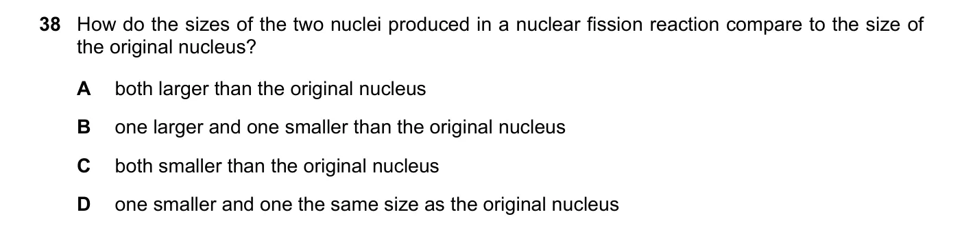Question 38, June 2022, 0625 Paper 21
