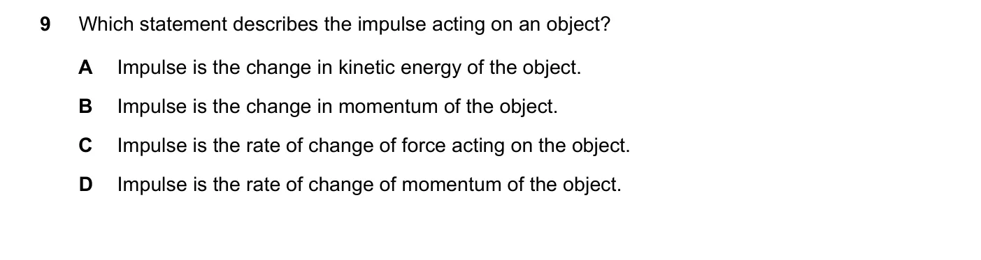 Question 9, June 2022, 0625 Paper 22