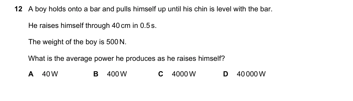 Question 12, June 2022, 0625 Paper 22