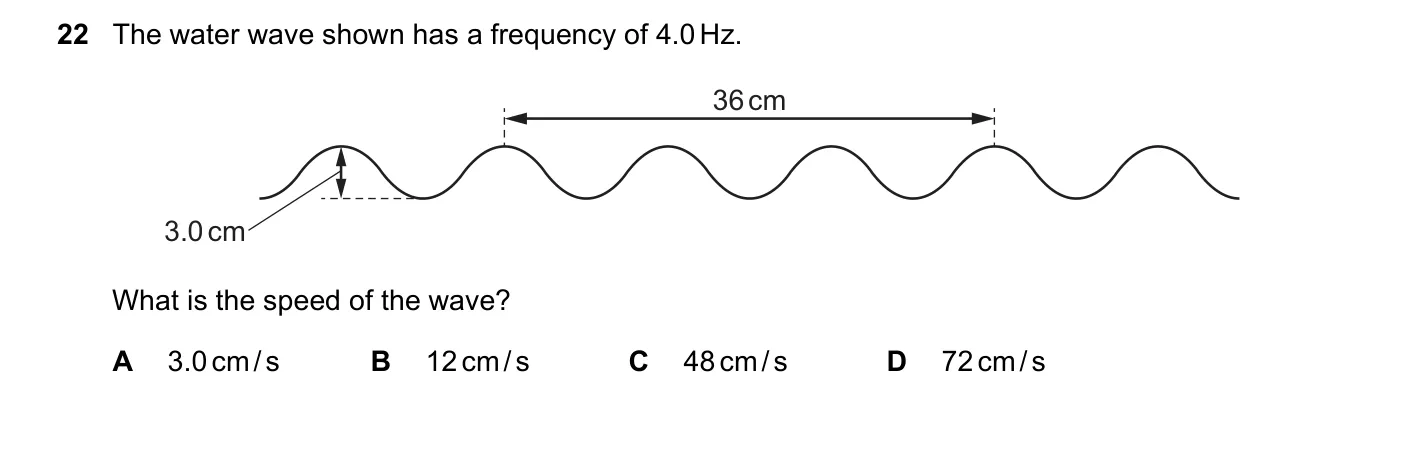 Question 22, June 2022, 0625 Paper 22
