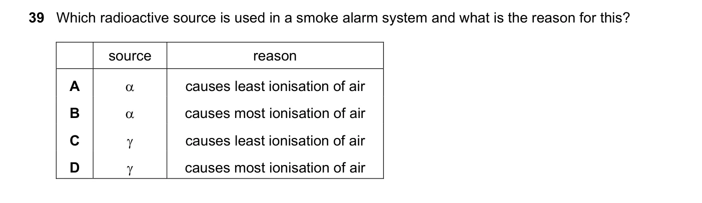 Question 39, June 2022, 0625 Paper 22