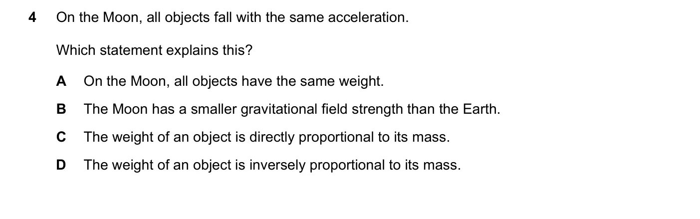 Question 4, June 2022, 0625 Paper 23