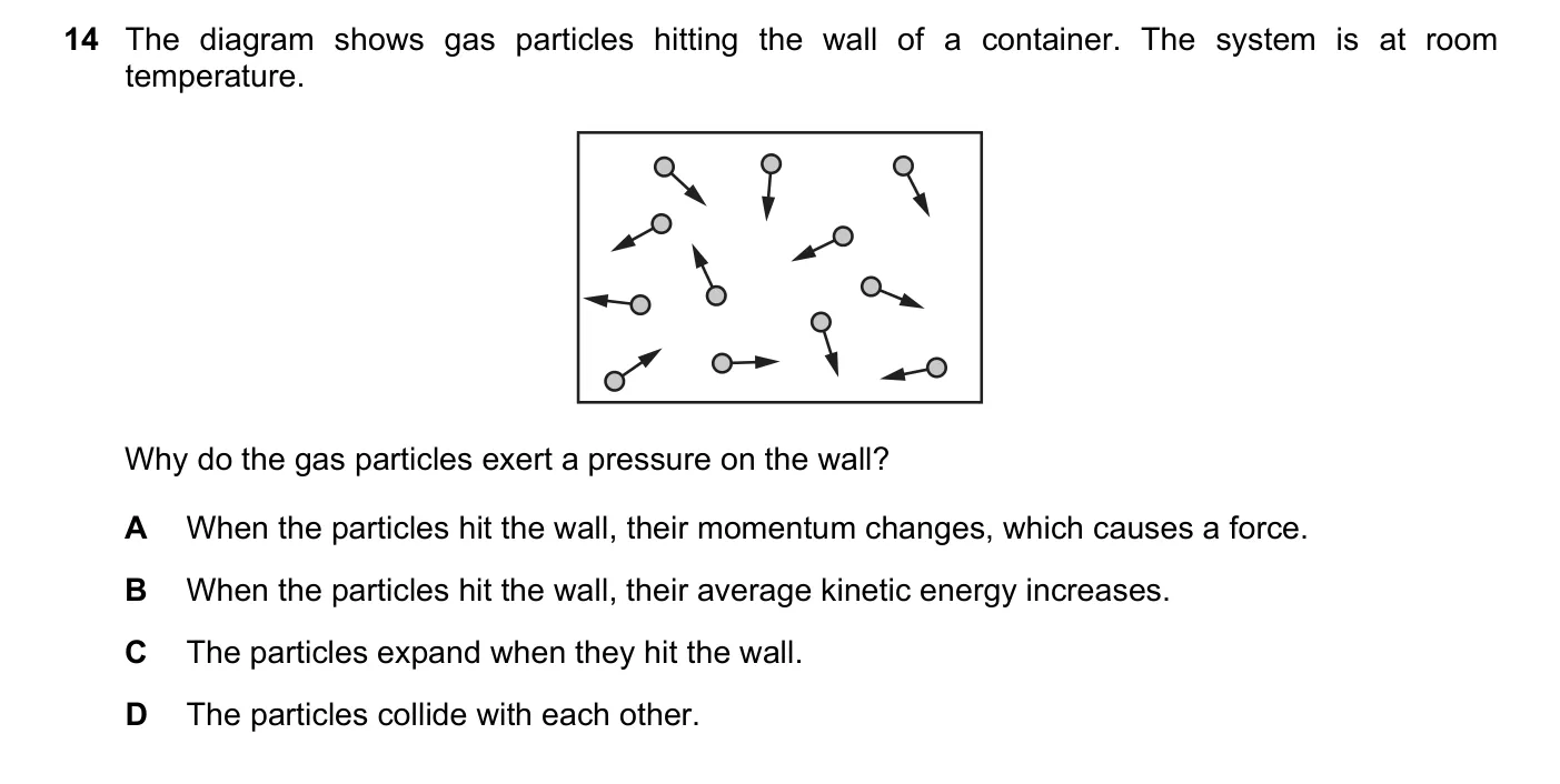 Question 14, June 2022, 0625 Paper 23