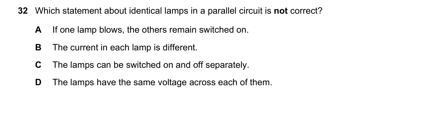 Question 32, June 2022, 0625 Paper 23