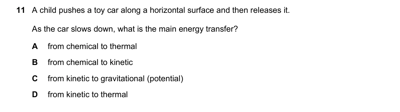Question 11, March 2022, 0625 Paper 22