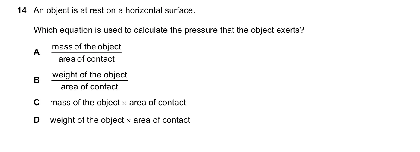 Question 14, March 2022, 0625 Paper 22