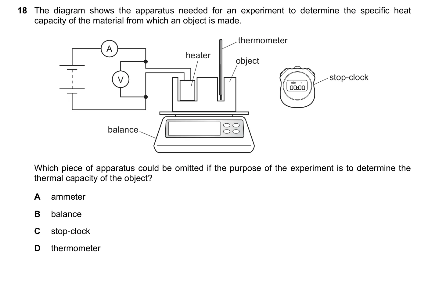 Question 18, March 2022, 0625 Paper 22