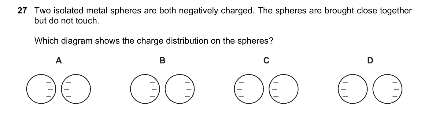Question 27, March 2022, 0625 Paper 22