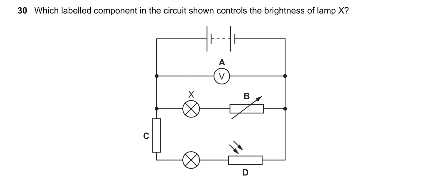 Question 30, March 2022, 0625 Paper 22