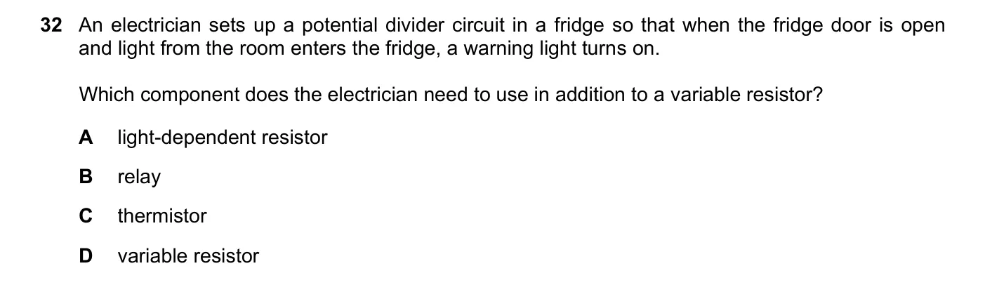 Question 32, March 2022, 0625 Paper 22