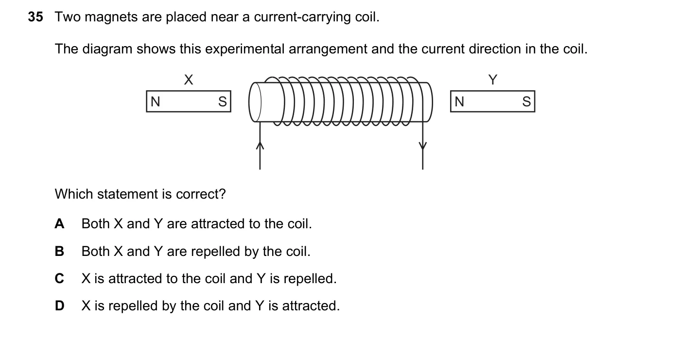 Question 35, March 2022, 0625 Paper 22