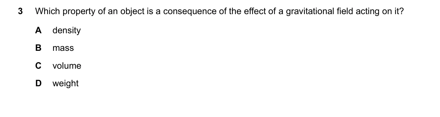 Question 3, November 2022, 0625 Paper 21