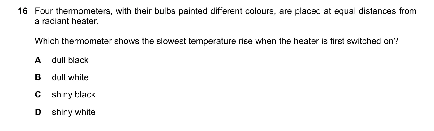 Question 16, November 2022, 0625 Paper 21