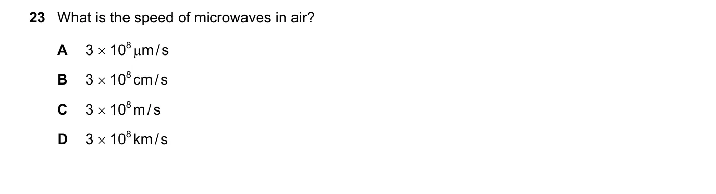 Question 23, November 2022, 0625 Paper 21