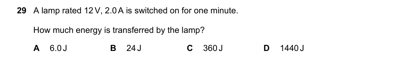 Question 29, November 2022, 0625 Paper 21