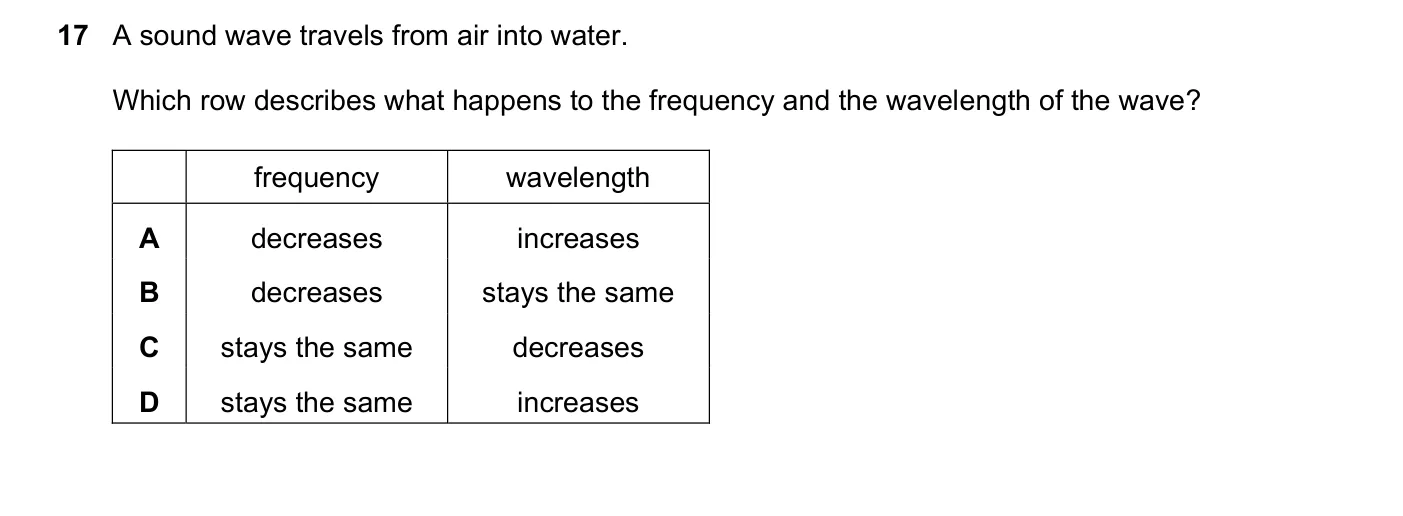 Question 17, November 2022, 0625 Paper 22