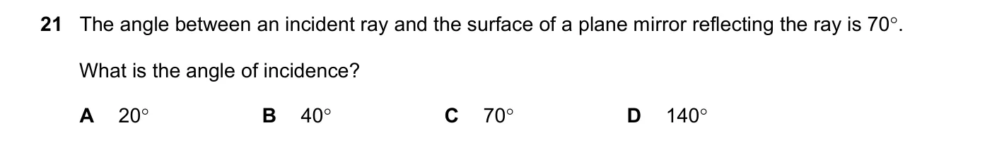 Question 21, November 2022, 0625 Paper 22