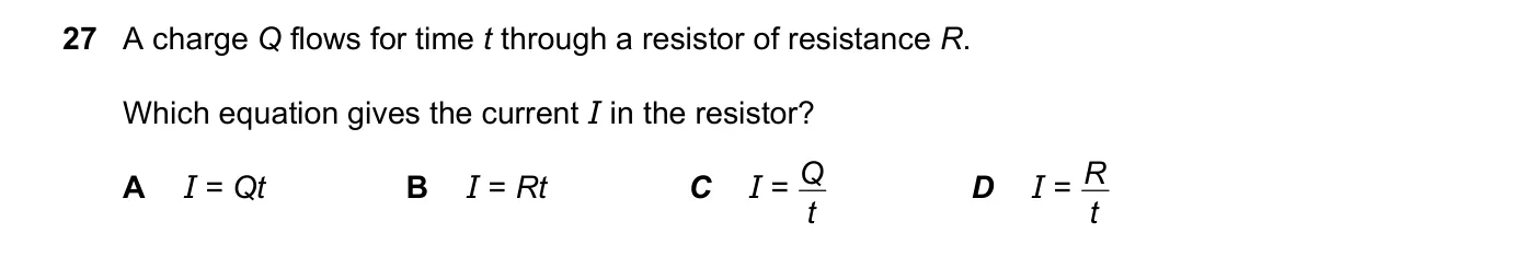 Question 27, November 2022, 0625 Paper 22