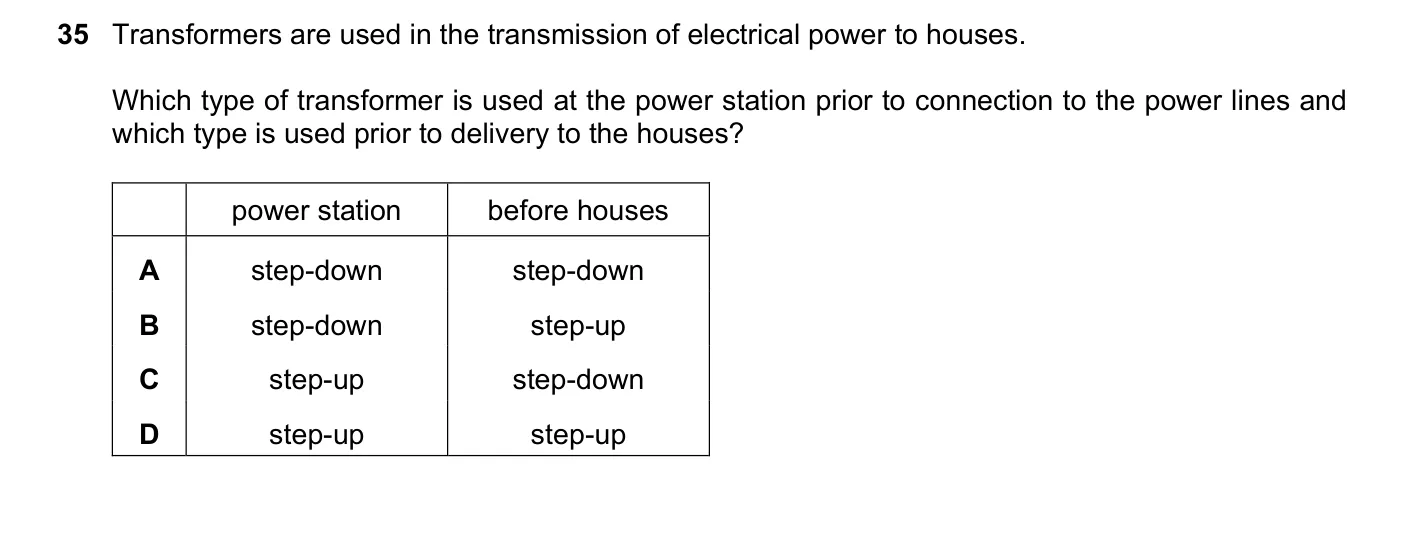 Question 35, November 2022, 0625 Paper 22