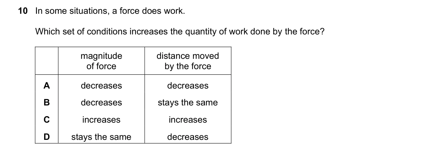 Question 10, November 2022, 0625 Paper 23