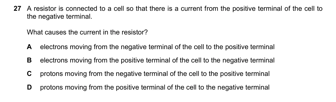 Question 27, November 2022, 0625 Paper 23