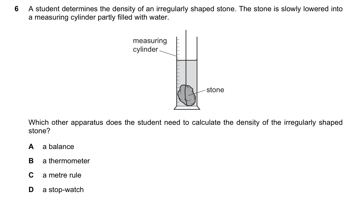 Question 6, June 2023, 0625 Paper 21