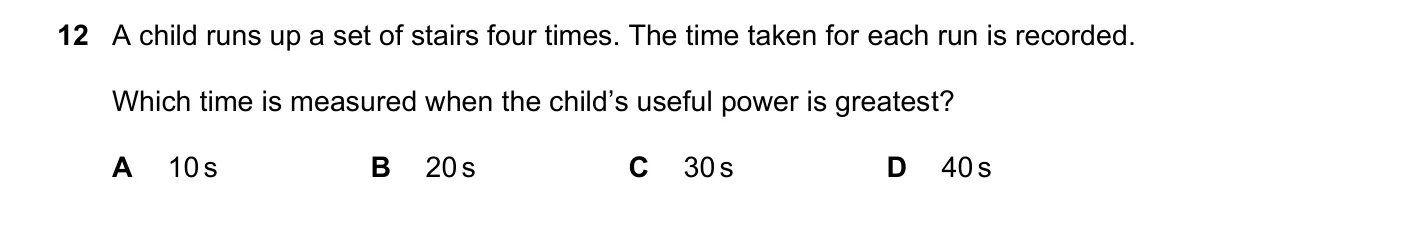 Question 12, June 2023, 0625 Paper 21