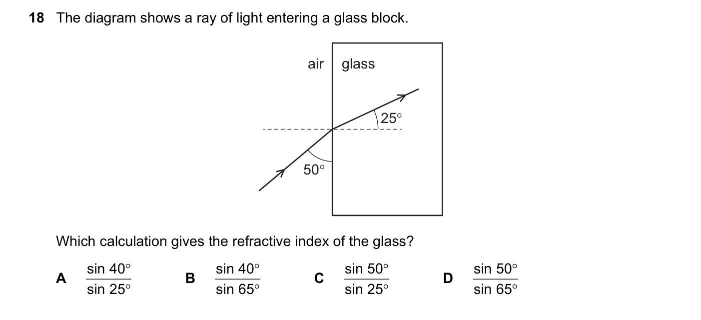 Question 18, June 2023, 0625 Paper 21