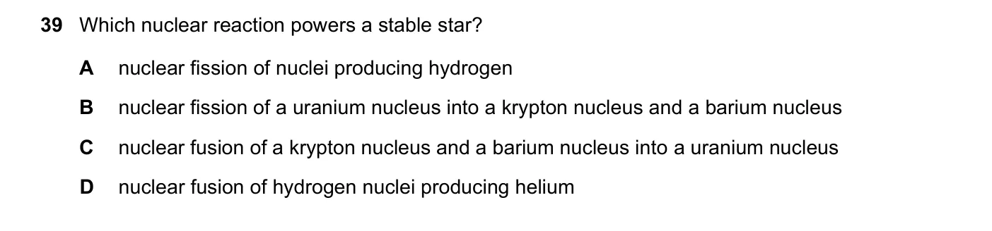 Question 39, June 2023, 0625 Paper 21