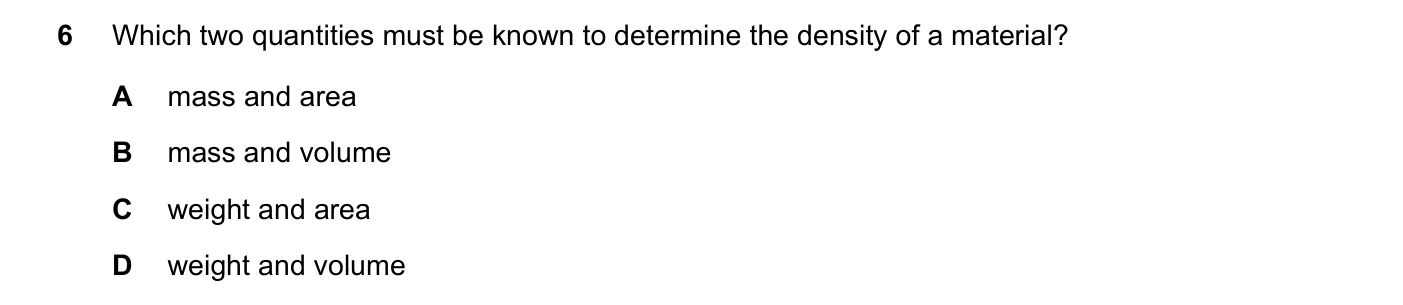 Question 6, June 2023, 0625 Paper 22