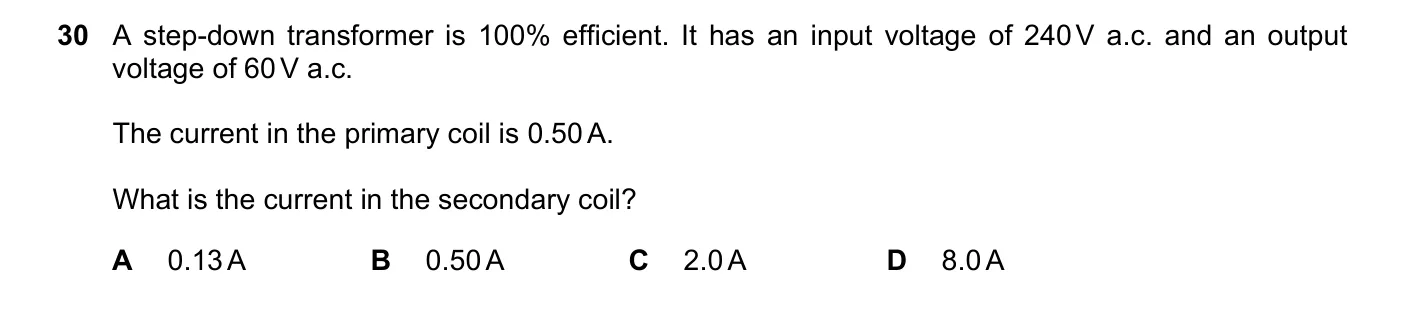 Question 30, June 2023, 0625 Paper 22