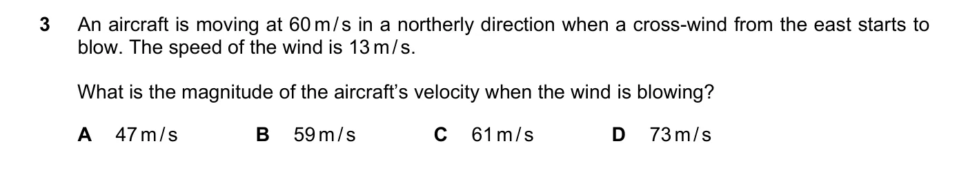 Question 3, June 2023, 0625 Paper 23