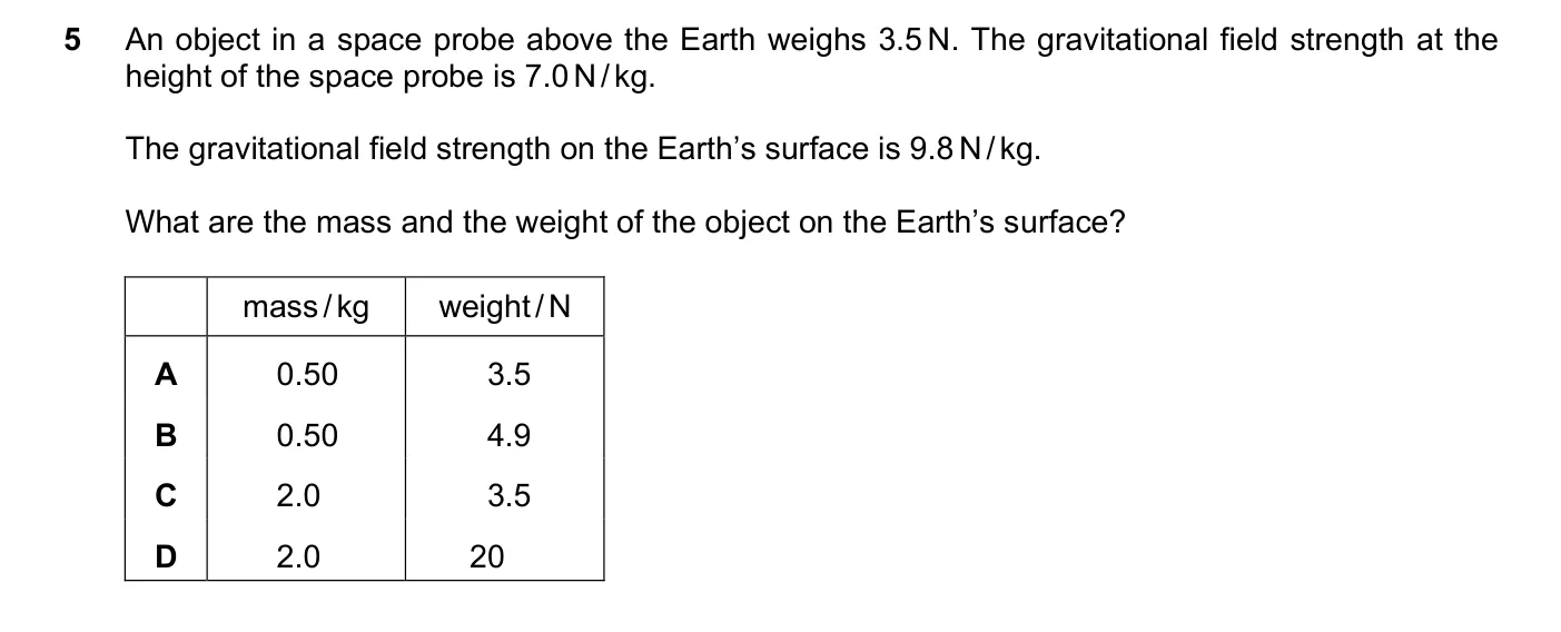 Question 5, June 2023, 0625 Paper 23
