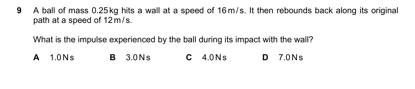 Question 9, June 2023, 0625 Paper 23
