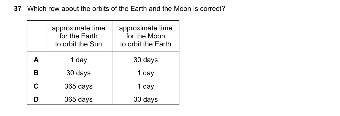 Question 37, June 2023, 0625 Paper 23