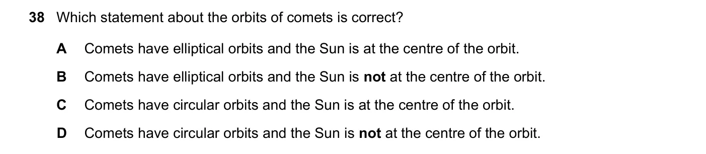 Question 38, June 2023, 0625 Paper 23