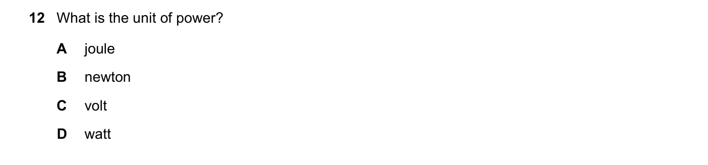 Question 12, March 2023, 0625 Paper 22