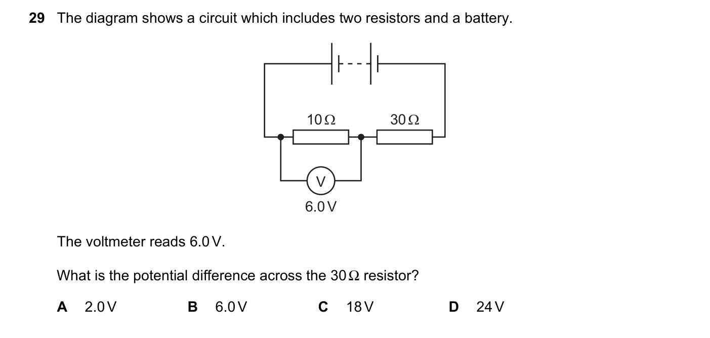 Question 29, March 2023, 0625 Paper 22