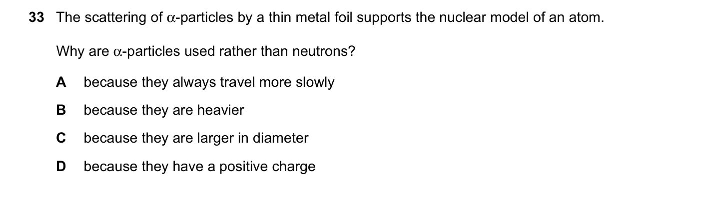 Question 33, March 2023, 0625 Paper 22