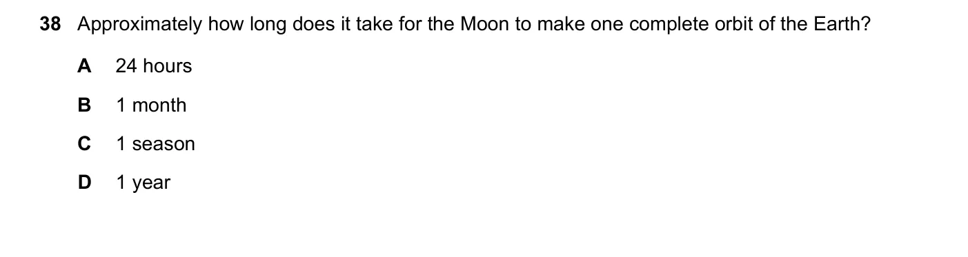 Question 38, March 2023, 0625 Paper 22