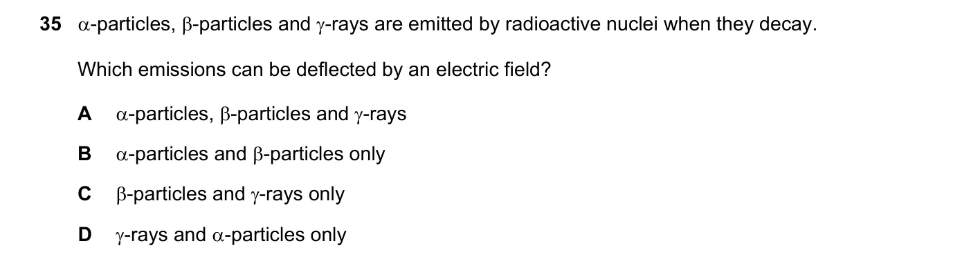 Question 35, November 2023, 0625 Paper 21