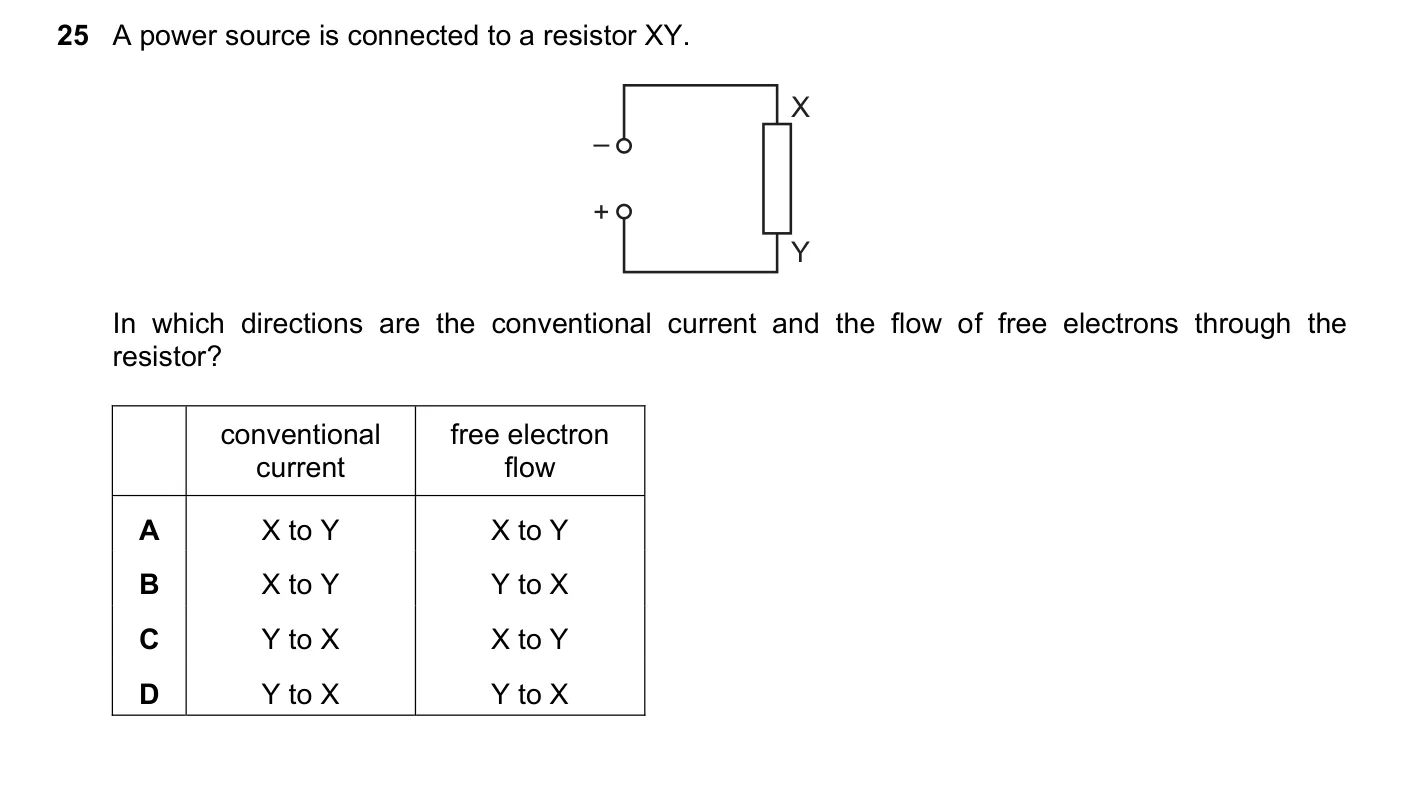 Question 25, November 2023, 0625 Paper 22