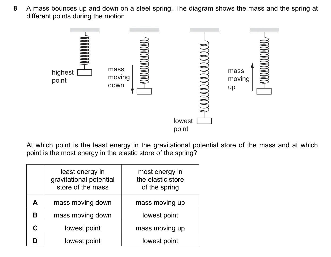 Question 8, November 2023, 0625 Paper 23