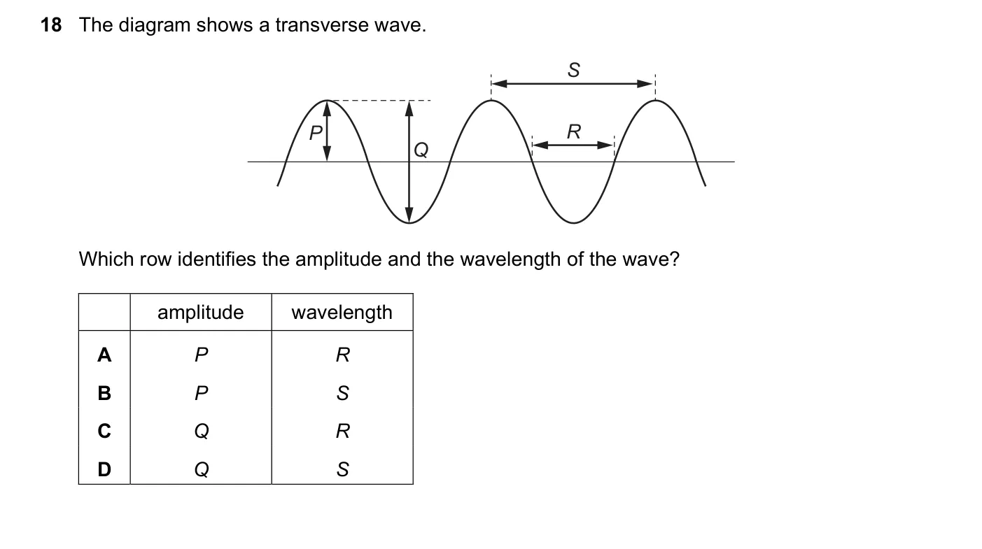 Question 18, November 2023, 0625 Paper 23