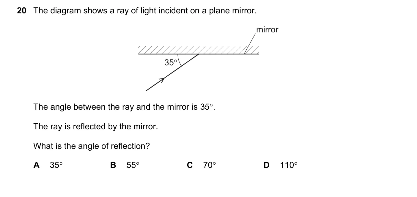 Question 20, November 2023, 0625 Paper 23