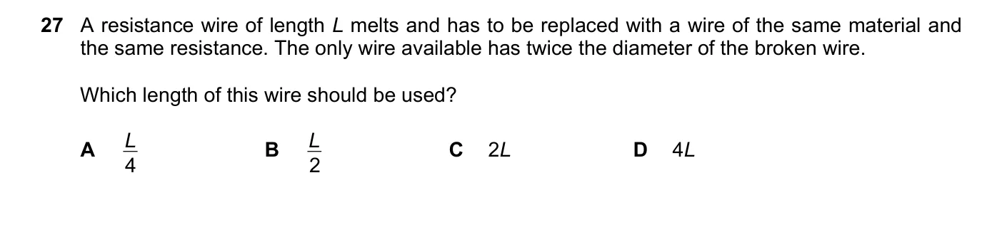 Question 27, November 2023, 0625 Paper 23