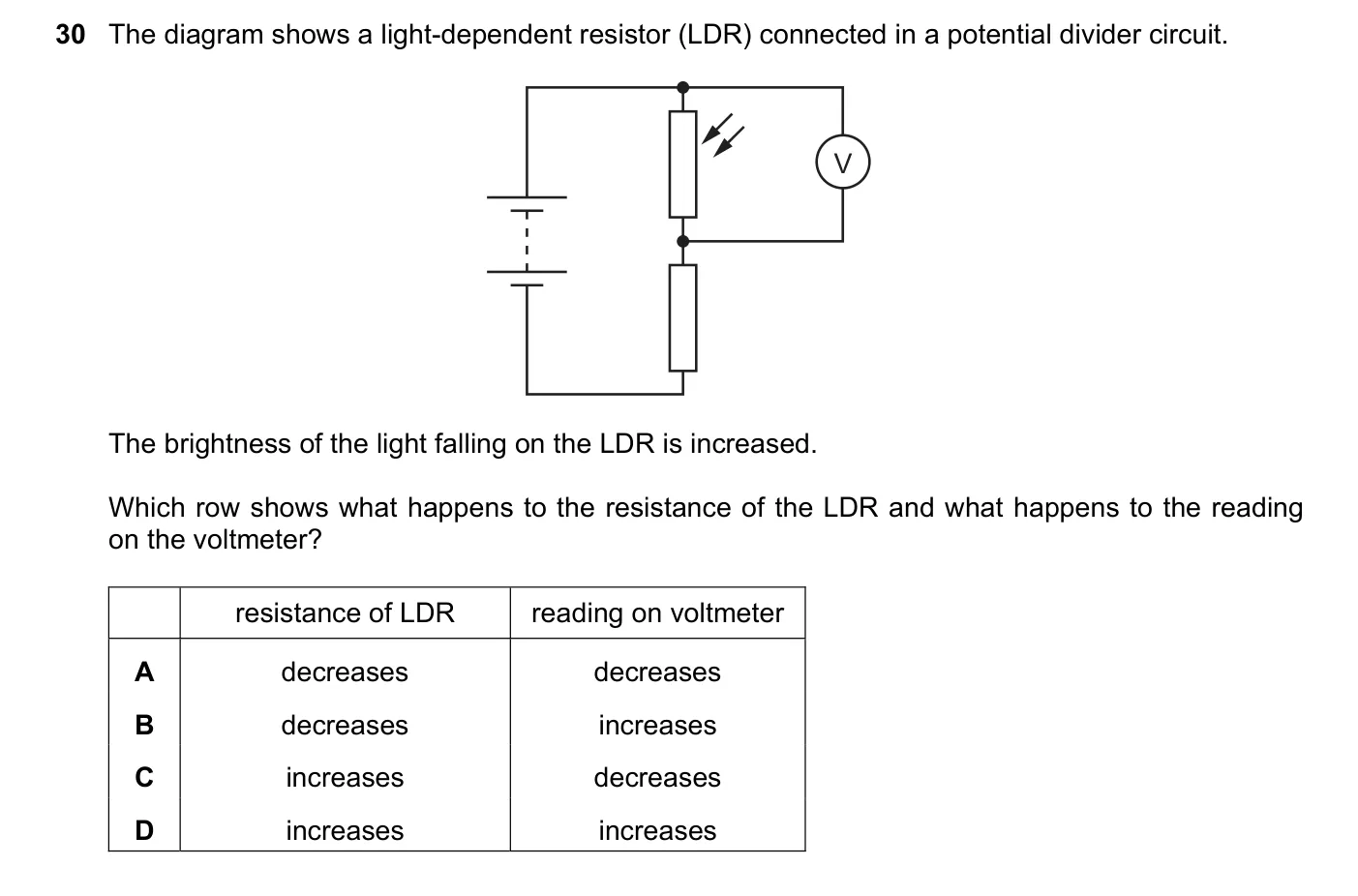 Question 30, November 2023, 0625 Paper 23