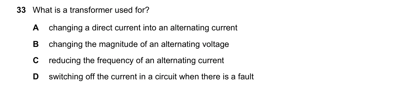 Question 33, November 2023, 0625 Paper 23